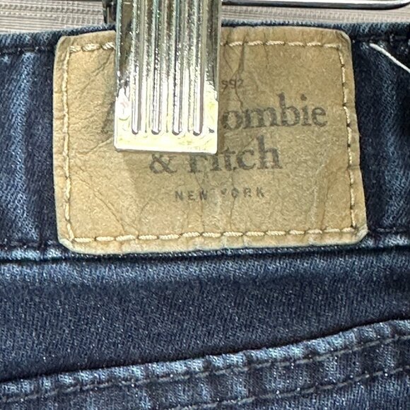Abercrombie & Fitch Jeans Womens 29 The A& F Jegging Cotton Stretch Pockets Dark - Picture 7 of 11